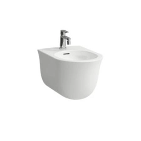 Laufen New Classic Биде подвесное 53х37х34см, с 1 отв под смеситель, цвет: белый матовый