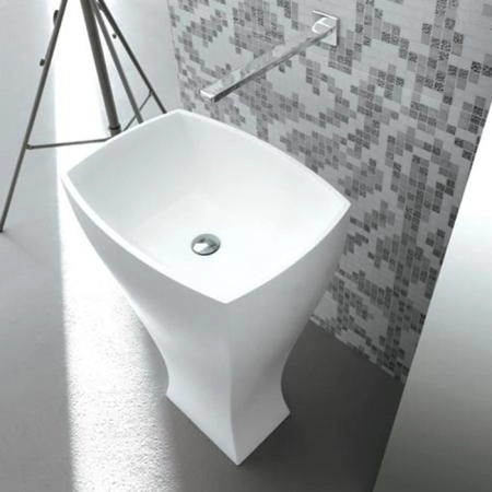 Artceram JAZZ Livingtec Раковина напольная с сифоном, 60х48х85см, цвет: белый глянцевый
