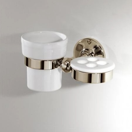Devon&Devon Cavendish Стакан с держателем зубных щеток, цвет золото