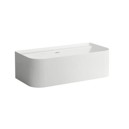 Laufen Sonar Ванна 1600x815х535мм, пристенная, с слив-переливом, материал: композит, цвет: белый (БЕЗ ОТВЕРСТИЙ для смесителя!)