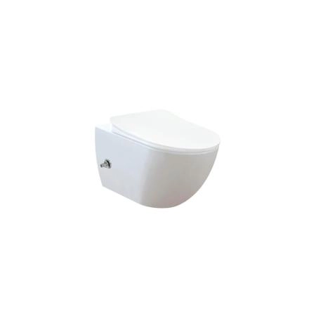 Унитаз CREAVIT FREE FE322-34 безободковый с биде , встроенный смеситель