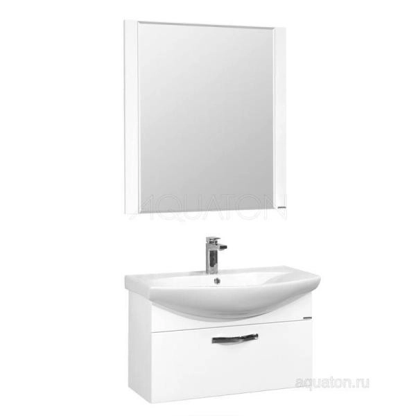 Акватон Ария 80 см Тумба, цвет белый