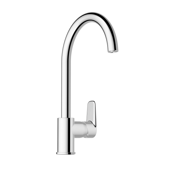 Смеситель VitrA Flow Soft  A43419EXP с поворотным изливом однорычажный хром латунь