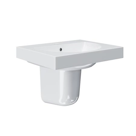 Полупьедестал Kerama Marazzi PRO ПРО PRO.hcol.02 подвесной, белый глянцевый