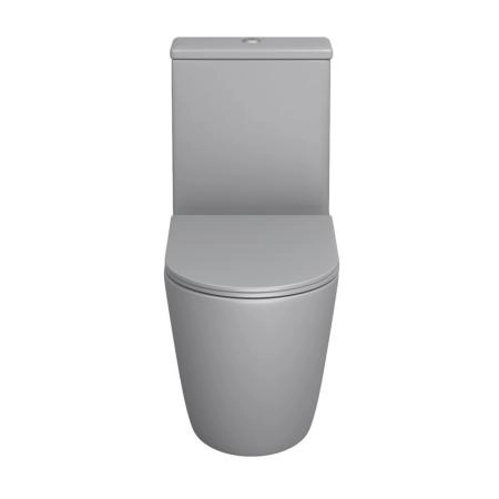 Унитаз Grossman GR-4480GLMS Color (620*365*810) СВЕТЛО-СЕРЫЙ МАТОВЫЙ напольный Безободковыйс