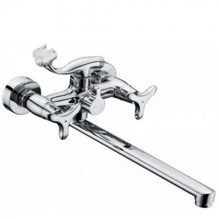 Смеситель для ванны KAISER Trio (57055) с душем хром