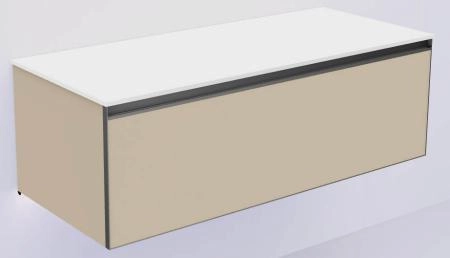 QUATRO 1 120CM тумба Boheme DAPHNE профиль ANTHRACITE + внутр. подсв. 790-M1-120-D-A-LED