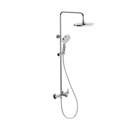 Душевая система Kerama Marazzi FONTE ФОНТЕ FO.201.KM.CR на 3 потока с фиксированным изливом и механическим смесителем, хром