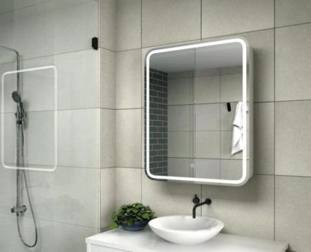 Зеркало-шкаф Континент Elliot LED 600х800 с подсветкой MBK018 Правый