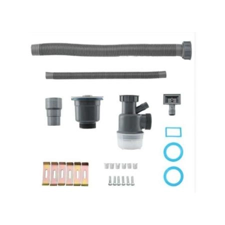 Кухонная мойка Gappo GS6050-6 600x500x215mm 0.8мм с коландером Черный