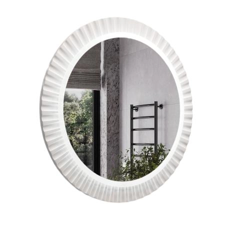 Зеркало Comforty Мадрид-70 00-00014143 светодиодная подсветка бесконтактный сенсор белый матовый