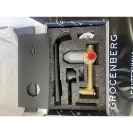 Смеситель GROCENBERG GB599BL для раковины встраиваемый, черный