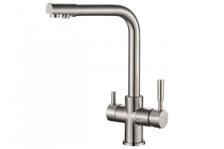 Смеситель для кухни ZORG Steel Hammer (SH 552 SATIN) сатин