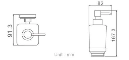 Дозатор Gappo G3827 настенный