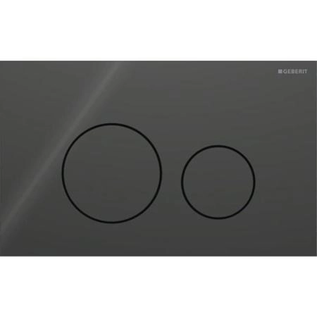 Geberit Sigma40 Клавиша для двойного смыва, круглая: Черный