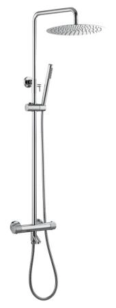 Стойка для душа Boheme c термостатом UNO Chrome 468-T-CR