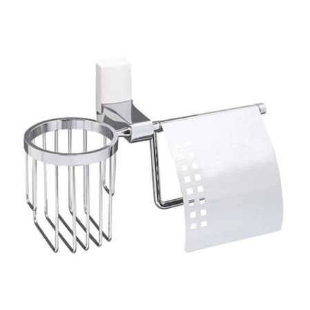 Держатель туалетной бумаги Wasserkraft Leine K-5059WHITE и освежителя
