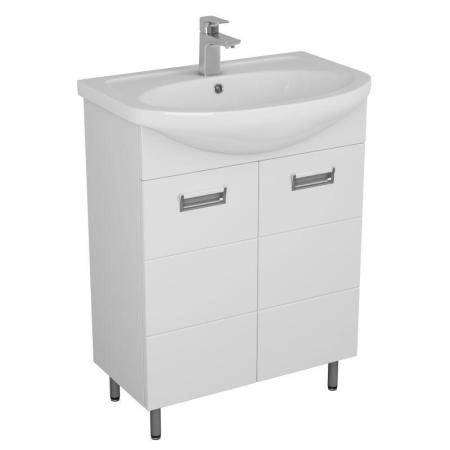 Тумба UNCORIA Рейн 60 белая под умывальник Уют