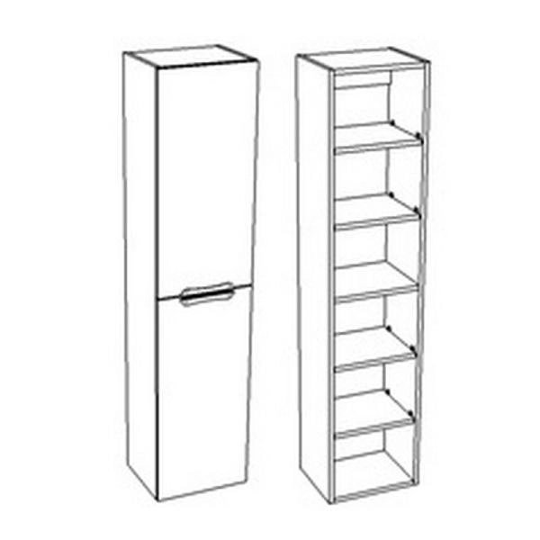 Шкаф-пенал подвесной Corozo Алиот 35 универсальный