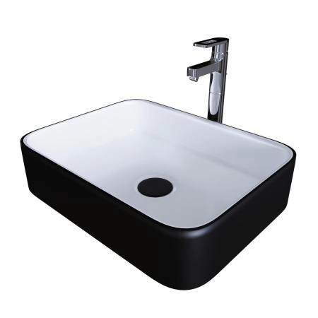 Раковина Grossman GR-4043BW (505*390*140) черно-белая
