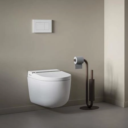 Artceram HYPE Унитаз-биде подвесной 38X59см, безободковый, с soft-close, с пультом управл, цвет белый с покрытием saniglaze (АКЦИЯ 2026!)
