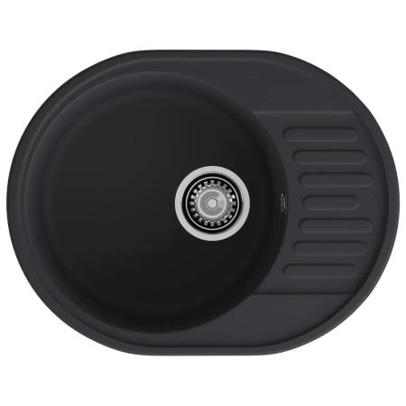 Кухонная мойка GranFest QUARZ 58, черный