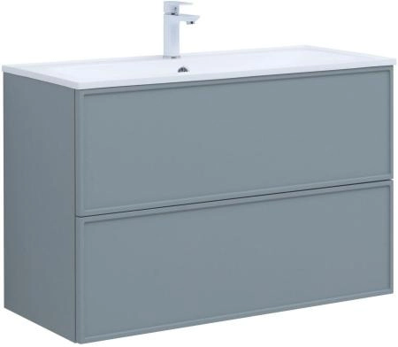 Тумба под раковину Aquanet Арт 100 мисти грин