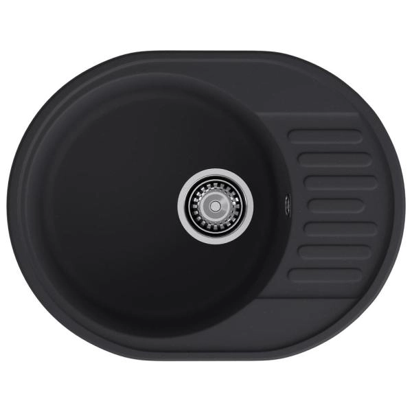 Кухонная мойка GranFest QUARZ 58, черный