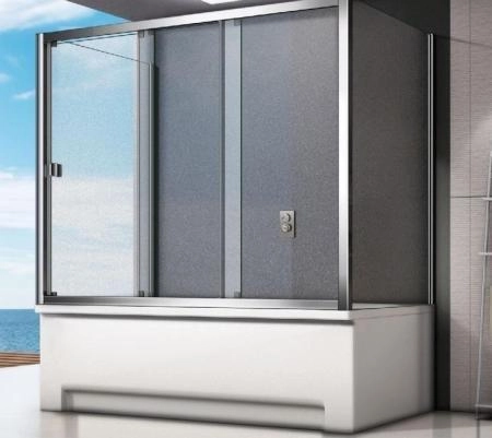 Шторка для ванны GOOD DOOR SCREEN WTW-180-G-CH 180 матовое