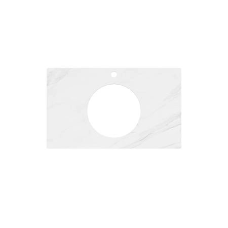 Столешница Kerama Marazzi PLAZA MODERN ПЛАЗА МОДЕРН PL5.SG507120R\80 Столешница из керамогранита для накладных раковин, Монте Тиберио 80 см, белый натуральный
