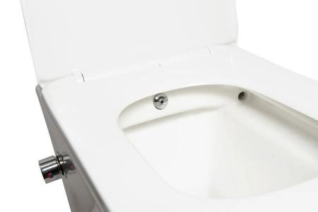 Унитаз подвесной SantiLine SL-5004SM-BD с встроенным смесителем и функцией биде сиденье микролифт