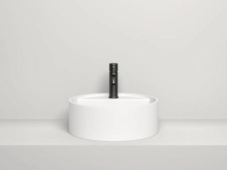 Раковина Salini ARMONIA TOP 02 S-Sense глянцевая 45x45 130116G накладная без отв.смесителя