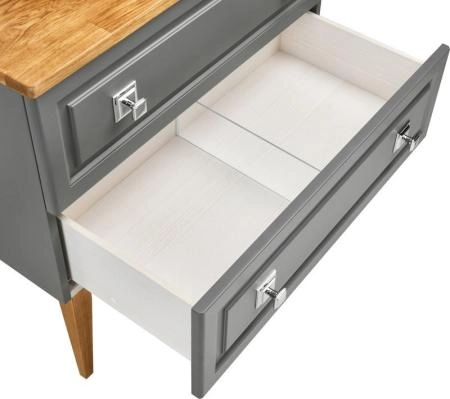 Тумба под раковину ASB-Woodline Каталина 80 "Grey"