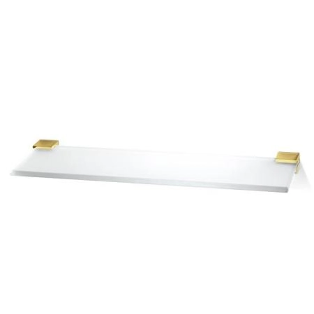 Decor Walther Corner GLA40 Полочка стеклянная 40x12см, подвесная, цвет: золото