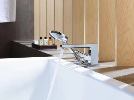 Hansgrohe 74550000 Metropol Смеситель на борт ванны, на 3 отв., хром
