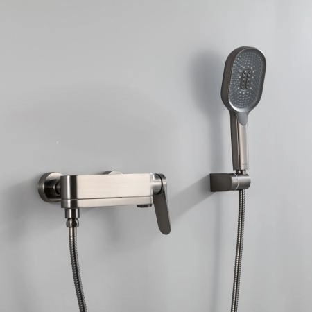 Смеситель GAPPO G3210-9 для ванны, оружейная сталь