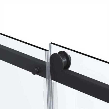 Душевая дверь Vincea Como Soft VDS-1CS110CLB, 1100, черный, стекло прозрачное