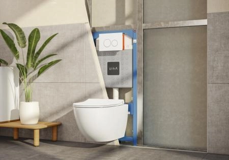 Инсталляция для подвесного унитаза VitrA V12 762-5800-01 без кнопки смыва