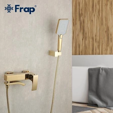 Смеситель Gappo G3207-3 для ванны  золото