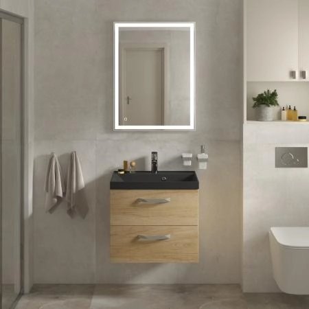 Тумба под раковину Belbagno AURORA Rovere Tabacco подвесная AURORA-600-2C-SO-RT