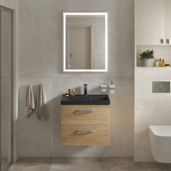 Тумба под раковину Belbagno AURORA Rovere Tabacco подвесная AURORA-600-2C-SO-RT