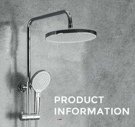 Душевая система Gappo G2403-48 термостат белый/хром