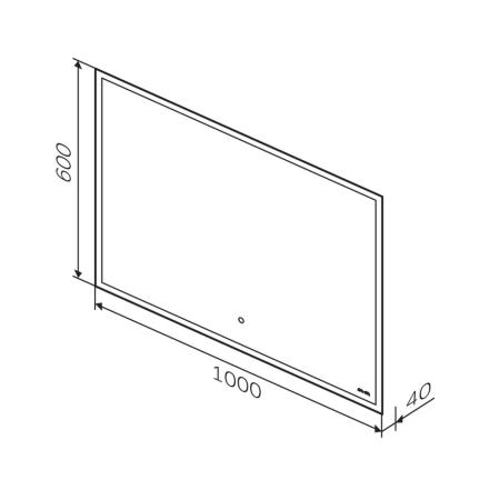 Зеркало AM.PM Spirit 2.0 M71AMOX1001SA