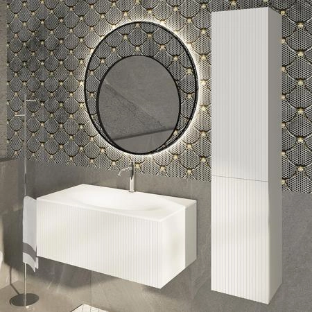 TW Shape комплект мебели, база с раковиной Kerasan 547001*1, 102х52см, с 1-м выдвиж. ящиком с механизмом push to open, цвет: белый матовый RAL9003