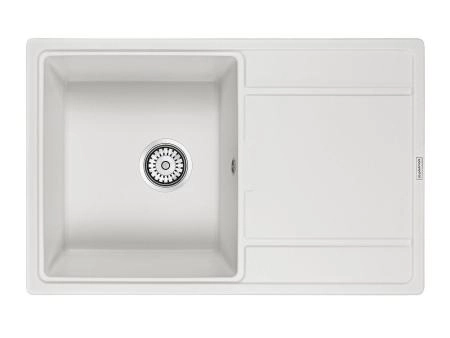 Мойка для кухни Paulmark FLUGEN, PM217850-WH, белый, 780х500 мм