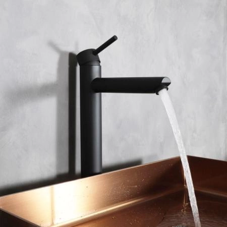 Смеситель Gid Berlin SS080-BM-D для раковины Черный матовый