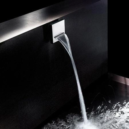 Излив для ванны и душа Bossini Ole' Square E86908.030, каскадная струя, хром