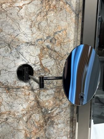 Зеркало Boheme настенное Shine Gun Metal круглое 508-SGM