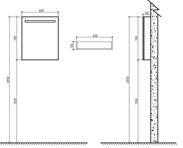 Зеркальный шкаф BelBagno SPC-1A-DL-BL-600 60 см