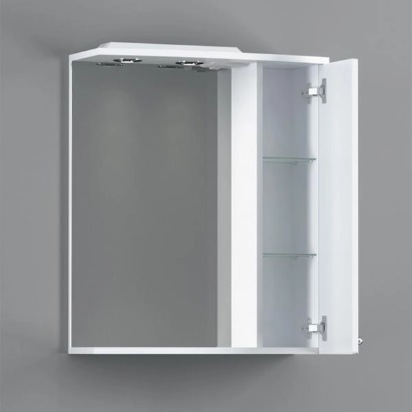 Зеркальный шкаф RedBlu by Damixa Palace One M41MPR0601WG белый глянцевый